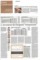 Temporary Manager - Temporary Manager - Affari & Finanza del 18/03/2013